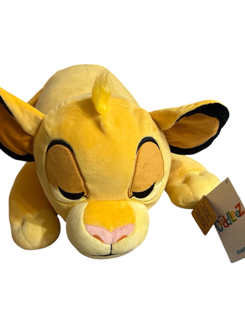 Yellow Simba Plush Nap Pillow - Soft Kids Toy